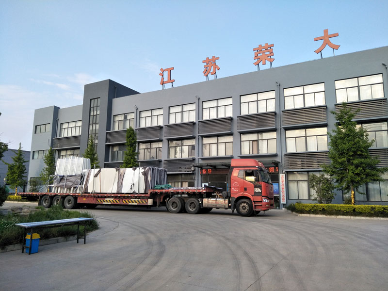 江蘇榮大發(fā)往安徽第一批公交候車(chē)亭發(fā)貨記錄